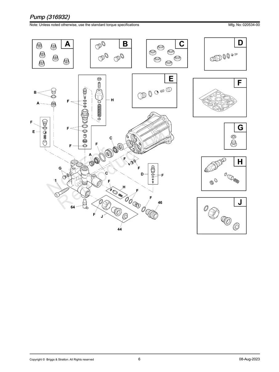 BRIGGS AND STRATTON, 020534-00, IPL.6